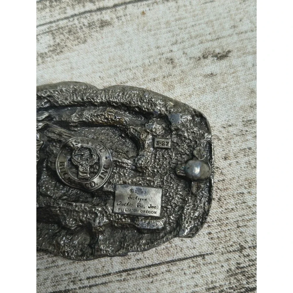 Siskiyou Buckle Co Vintage 80s Aircraft Buckle